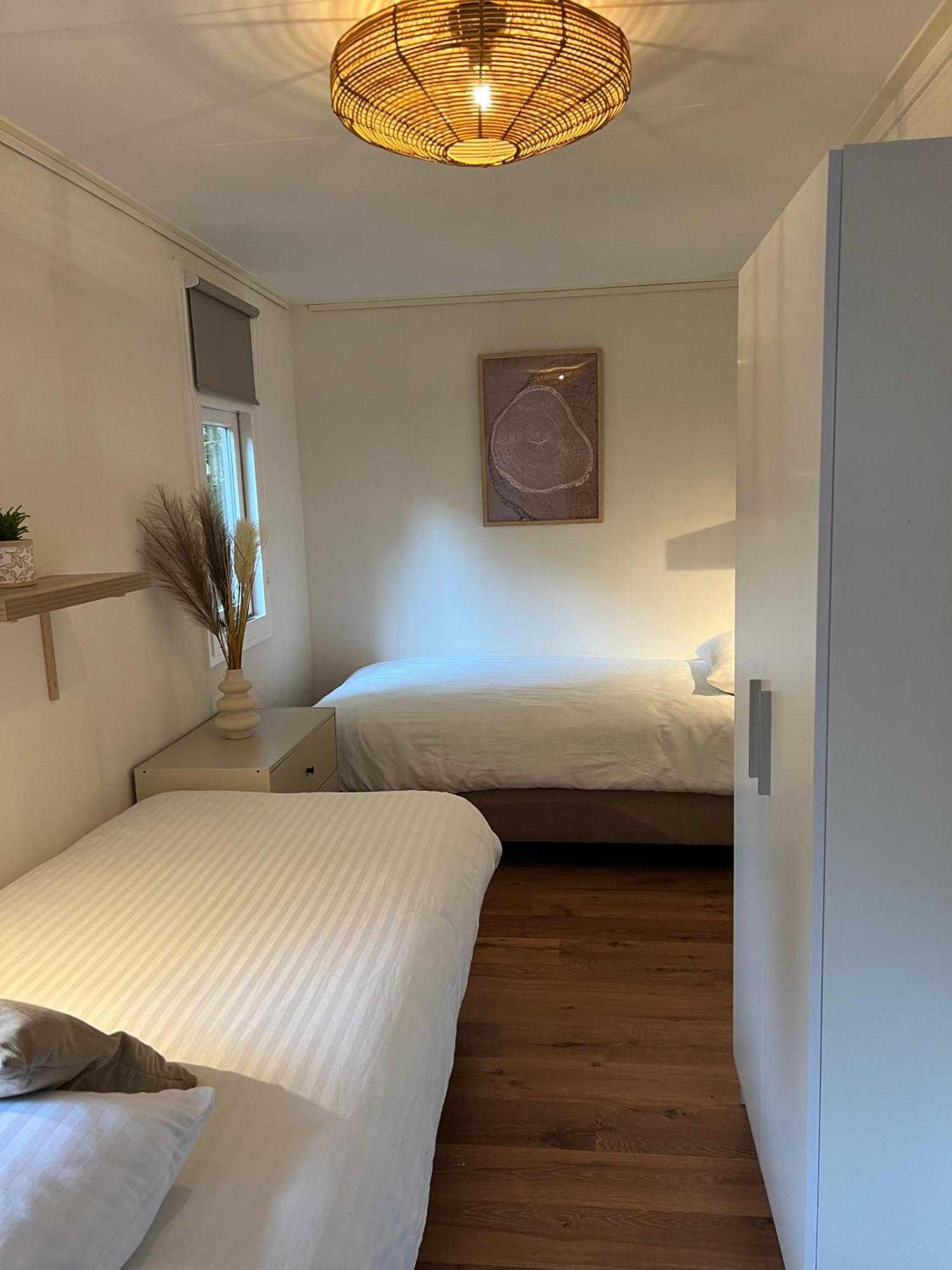 Luxe Boshuisje Met Prive Wellness & Jacuzzi Op De Veluwe Ermelo Esterno foto
